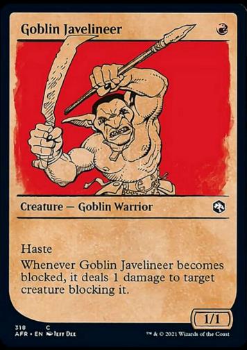Goblin Javelineer V.2 (Goblin-Speerwerferin)
